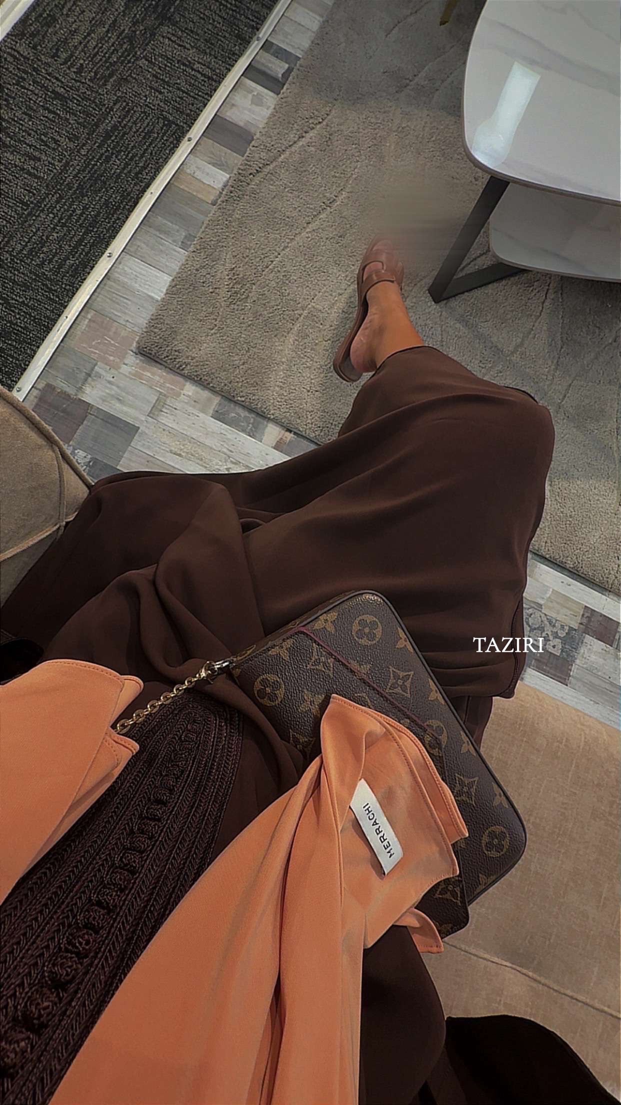 Signature Gandoura- Chocolat