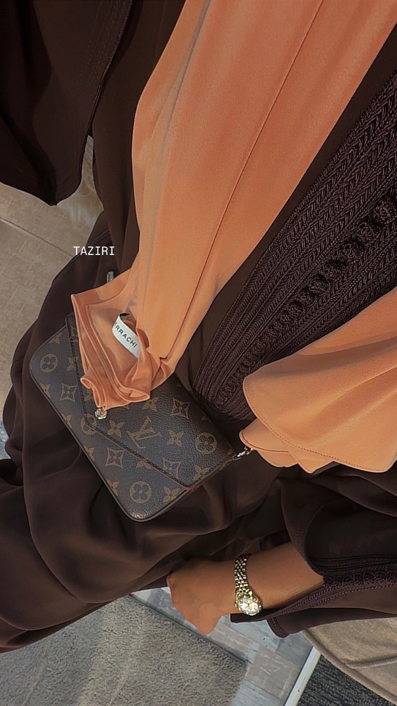 Signature Gandoura- Chocolat