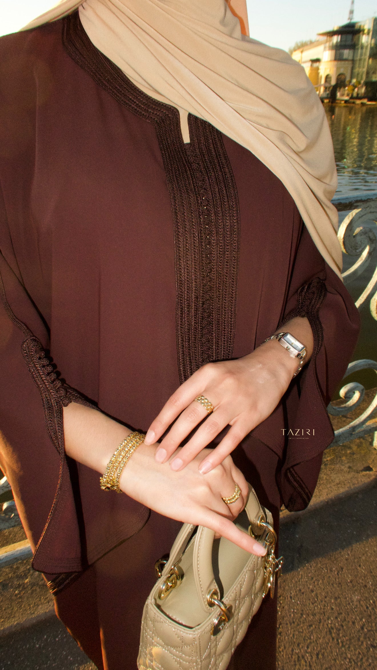Signature Gandoura- Chocolat