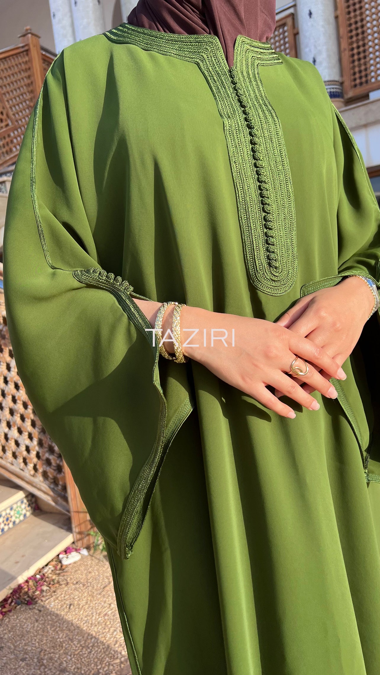 Gandoura Signature - Vert olive